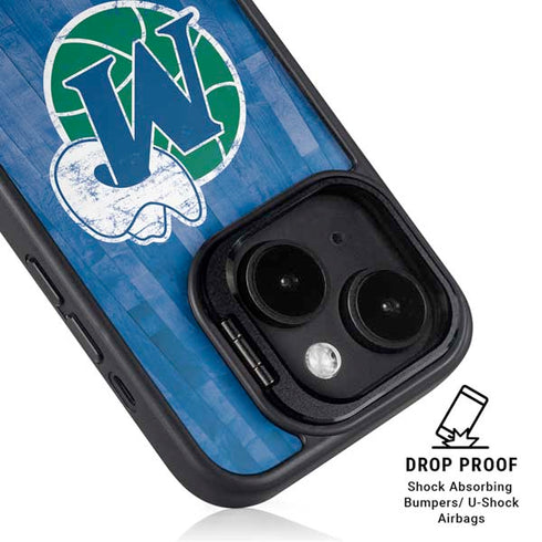 NBA Dallas Mavericks Hardwood Classics iPhone 15 Kickstand Case